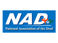 Logo of National Association of the Deaf