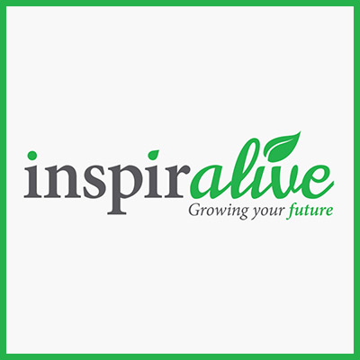 Inspiralive Logo with Green Borders